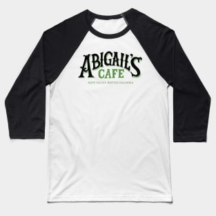 Abigail's Cafe - Green Baseball T-Shirt